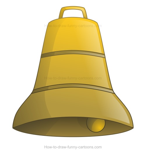 500x525 How To Draw A Cartoon Bell