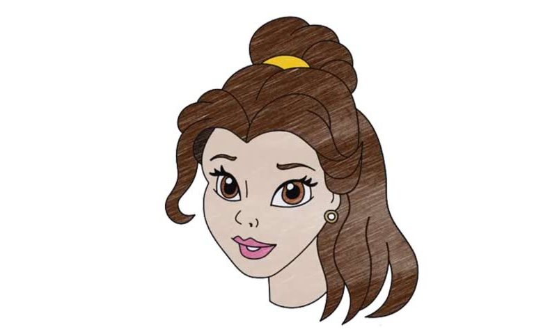 800x480 How To Draw Princess Belle
