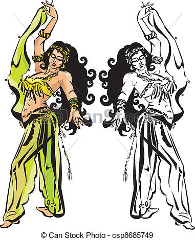 381x470 Belly Dance With Veil