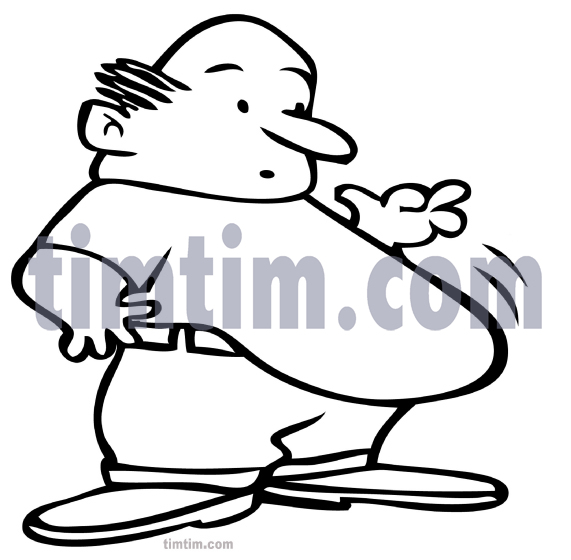 571x560 Free Drawing Of A Beer Belly Bw From The Category Diet Health