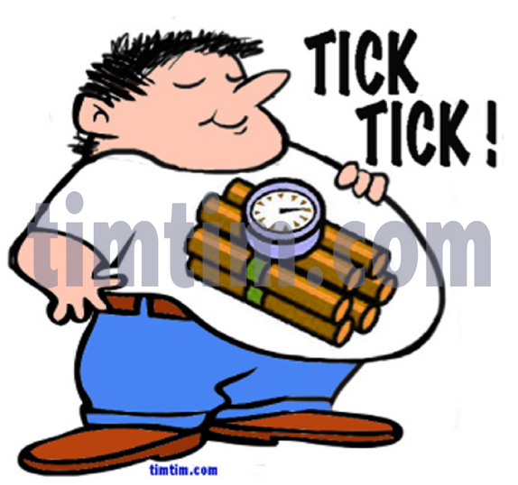 574x538 Free Drawing Of A Belly Bomb From The Category Diet Health