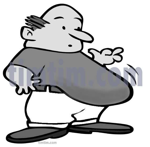 571x561 Free Drawing Of A Big Belly Bw From The Category Diet Health