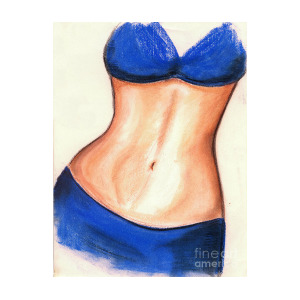 300x300 Belly Dancer Sketch Drawing