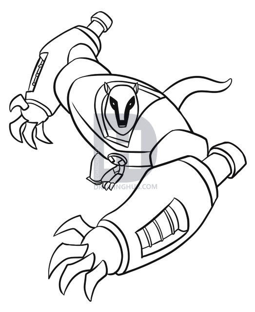 523x641 How To Draw Armodrillo, Step