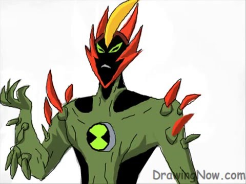 480x360 How To Draw Swampfire From Ben Alien Force