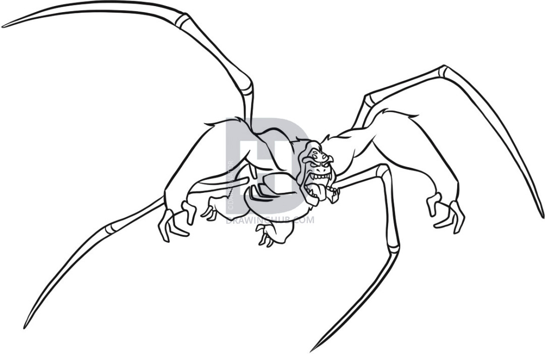 1080x701 How To Draw Ben Ultimate Alien, Step