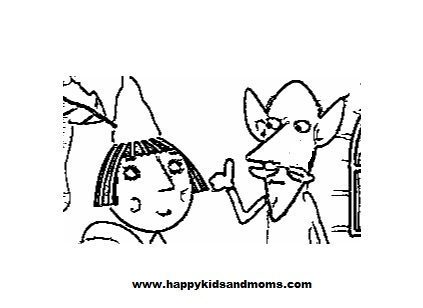 423x308 ben and holly coloring pages ben and holly little kingdom pictures