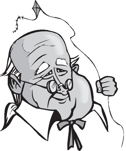 522x627 Ben Franklin Caricature