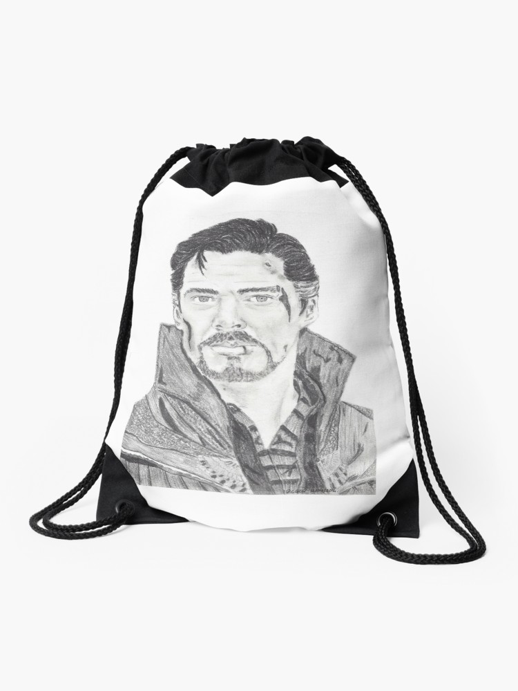 750x1000 benedict cumberbatch as doctor strange drawstring bag