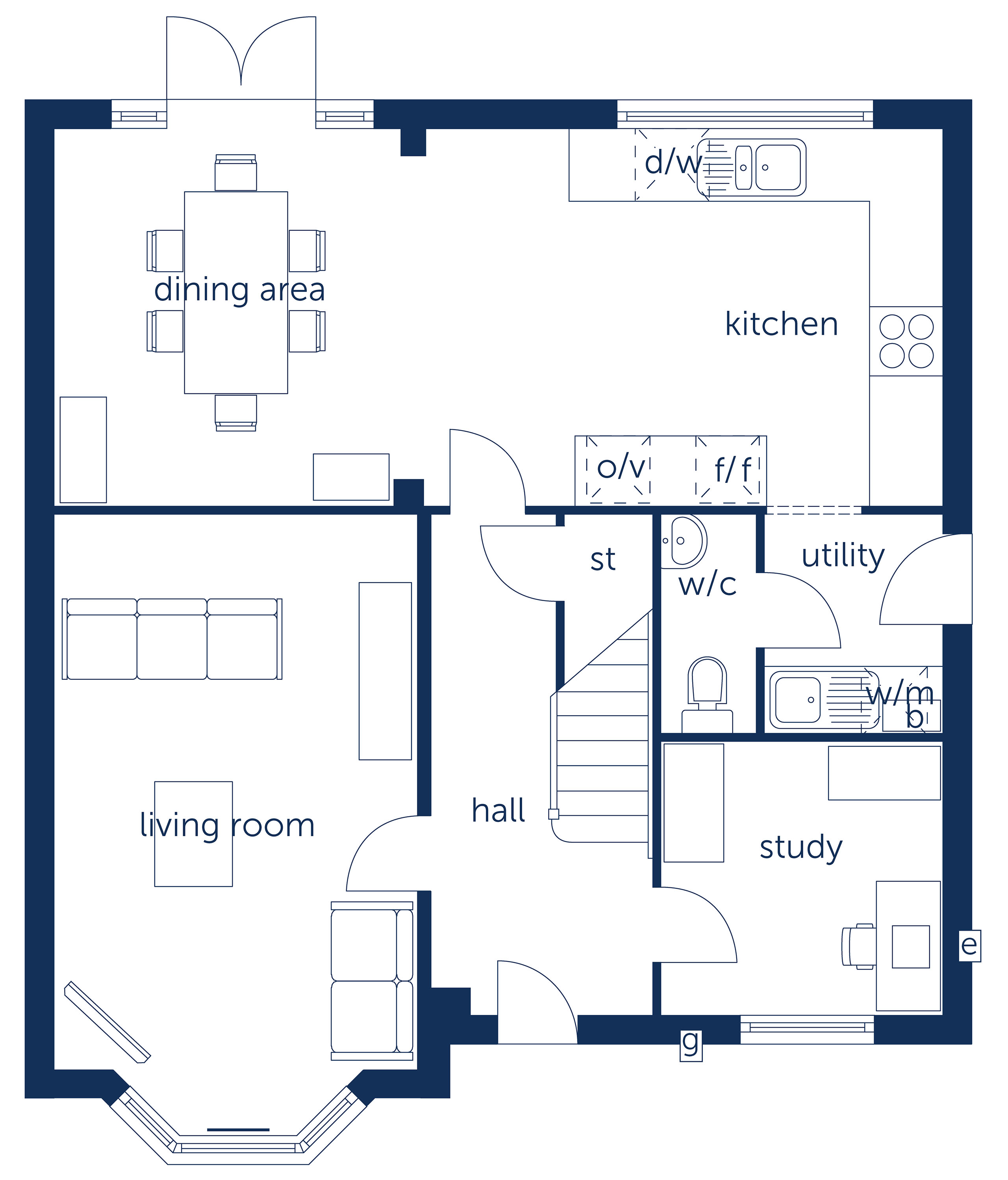 2560x2996 New Detached Home In Nuneaton, Warwickshire From Bellway Homes