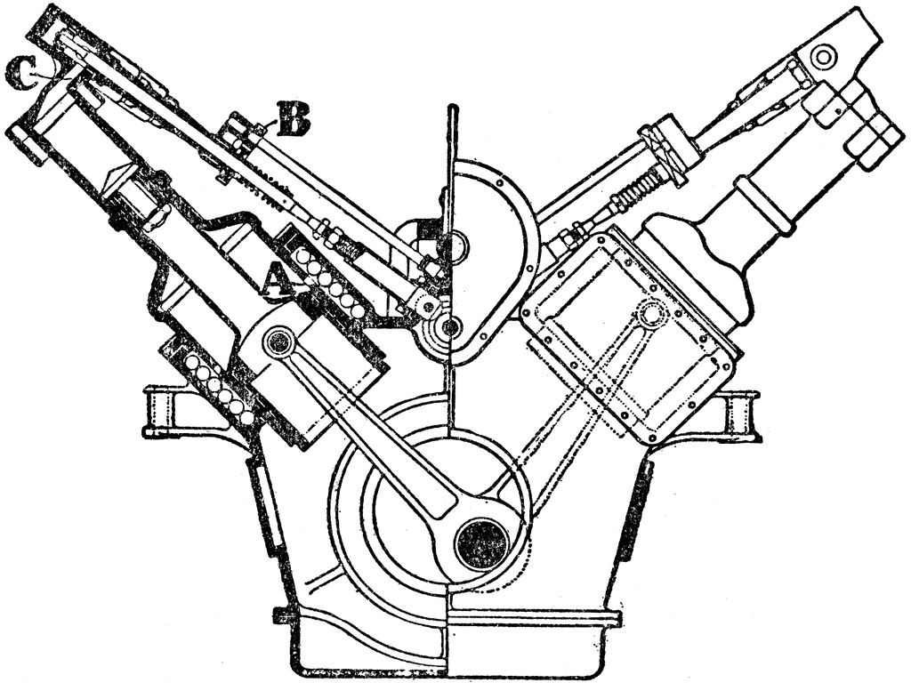 1024x768 Bentley Eight Cylinder Diagonal Tandem Compound Superheated Steam