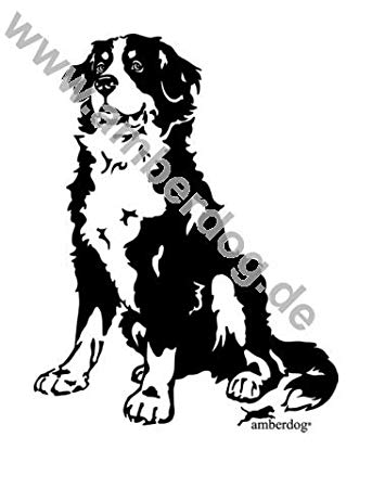 343x450 Bernese Mountain Dog Wall Sticker No Plastic, X Cm