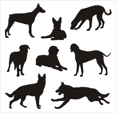 379x368 Free Bernese Mountain Dog Silhouette Clipart Vector Free Vector