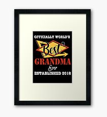 210x230 Best Grandma Ever Drawing Framed Prints Redbubble