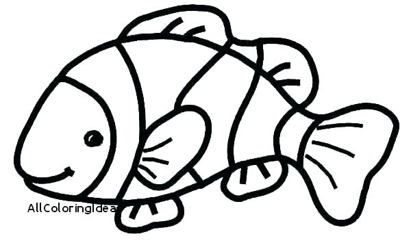 600x355 Coloring Pages Of Fishes