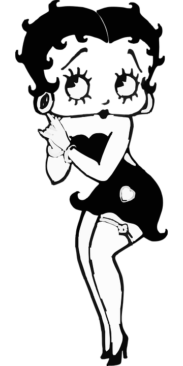360x720 Flappers Drawing Betty Boop Transparent Png Clipart Free