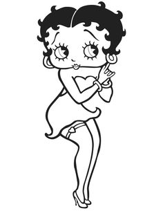 236x305 Inspiring Betty Boop Coloring Pages Images Coloring Pages