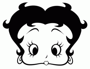 302x233 How To Draw Betty Boop Easy, Step