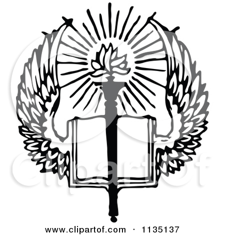 450x470 Bible Clipart Black And White