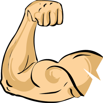 400x400 Biceps Drawing Flexed Bicep Transparent Png Clipart Free
