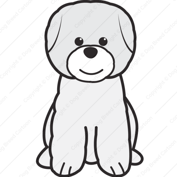 600x600 bichon frise special edition dog breed cartoon download your