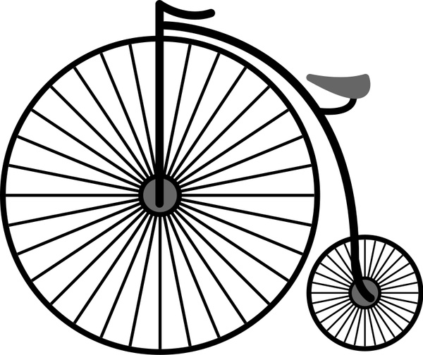 600x504 Penny Farthing Bicycle Free Vector In Open Office Drawing