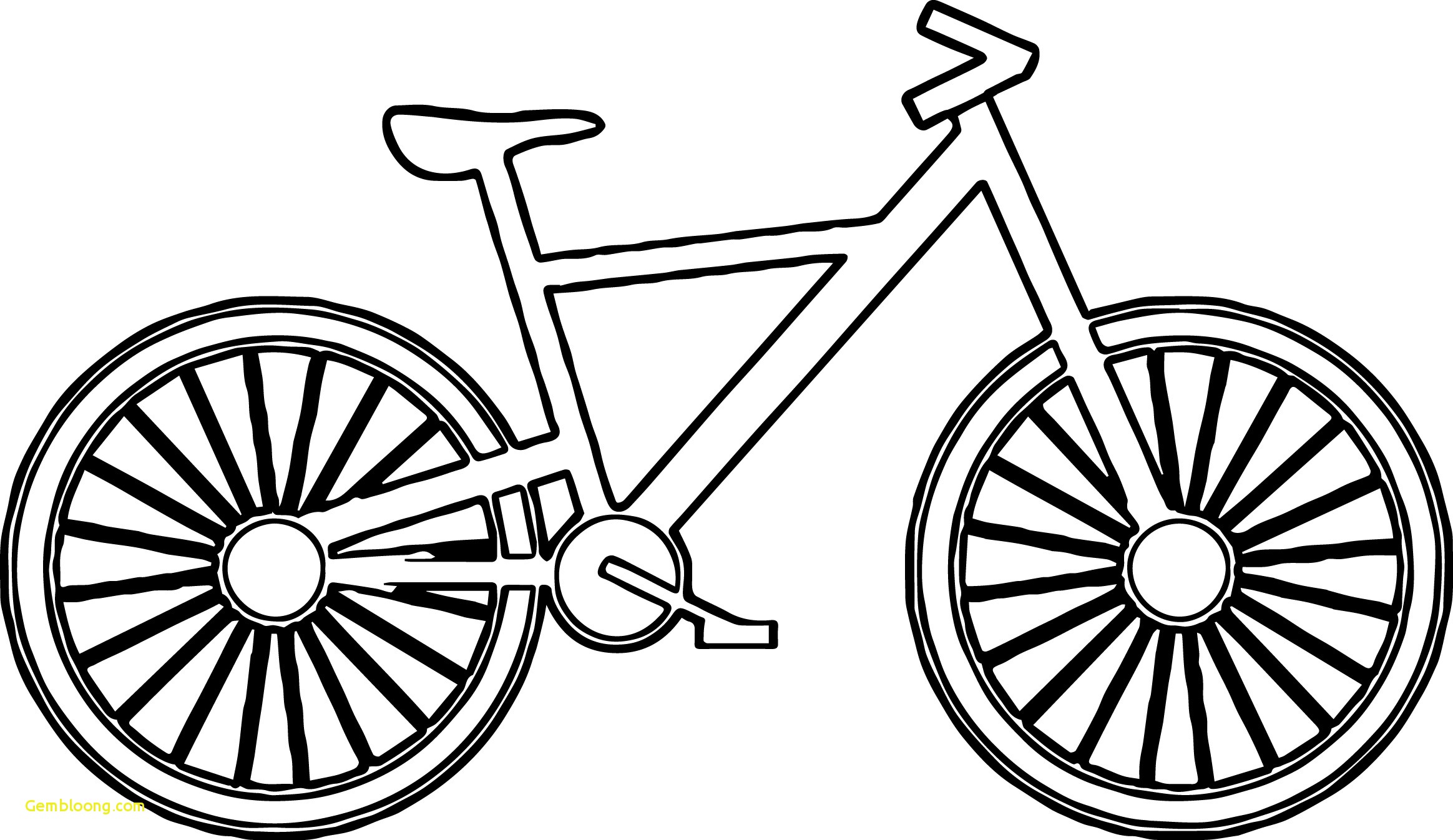 Bicycle Line Drawing | Free download on ClipArtMag