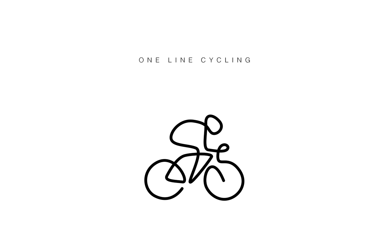 1240x797 One Line Icons Tatuajes Bicicletas, Arte De Ciclismo
