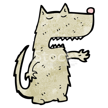 440x440 Cartoon Big Bad Wolf Stock Vector