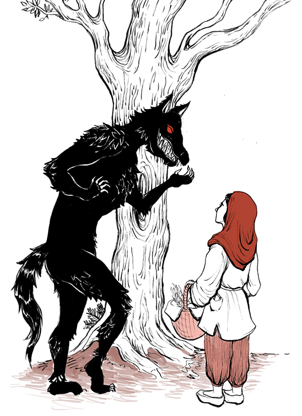 600x825 Little Red And The Big Bad Wolf On Risd Portfolios