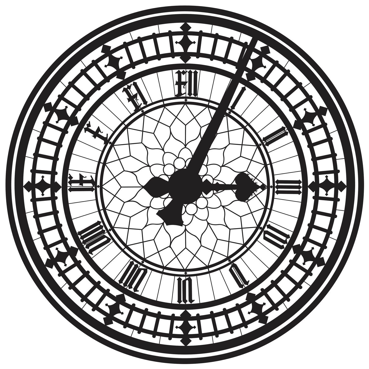 1500x1500 Clock Face Printable Printable Clock Face Printable, London