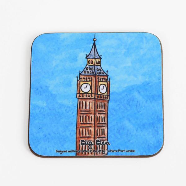 600x600 To Home From London Magnetic Coaster