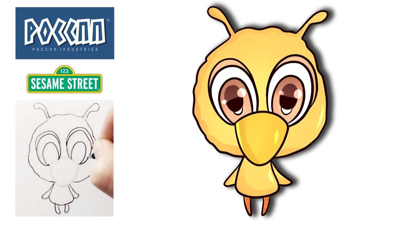 1280x720 Dibujar A Big Bird Chibi