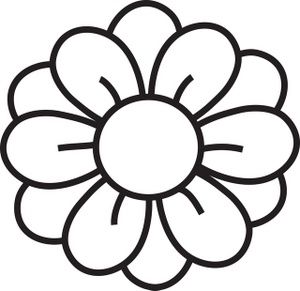 300x291 Big Flower Clipart