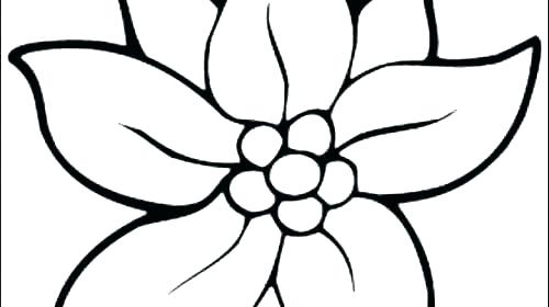500x280 Free Printable Summer Flowers Coloring Pages May For Adults Blank