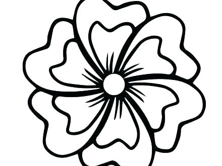 440x330 Big Flower Coloring Pages