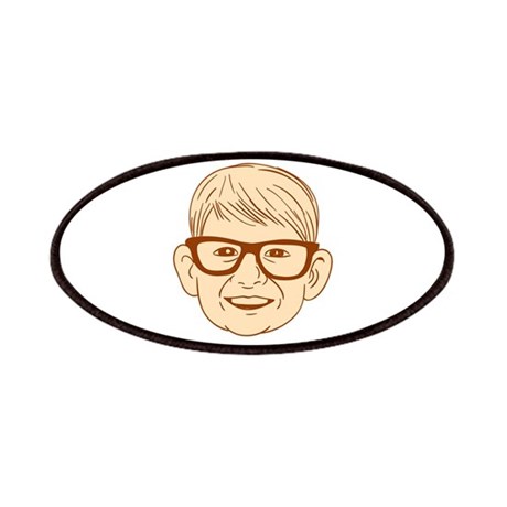 460x460 Head Caucasian Boy Smiling Big Glasses Drawing Pat