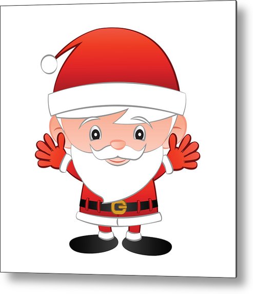 493x572 Santa Claus Cartoon Big Head Cute Version,raise Hand And Smile