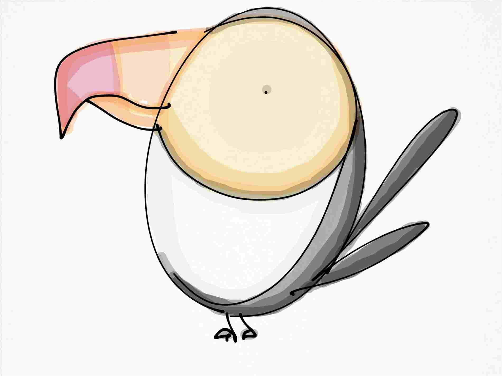 1900x1425 Big Head Small Body Drawing