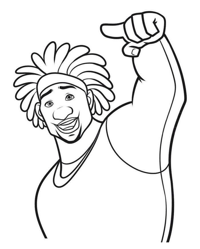 700x871 big hero coloring pages simple black and white wasabi