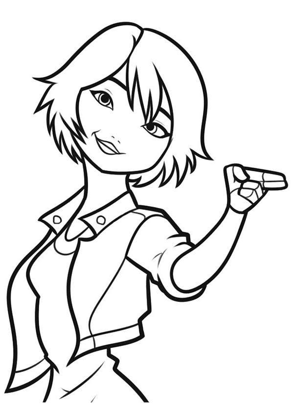 595x842 Big Hero Coloring Pages Printable Sketch Go Go Tamago