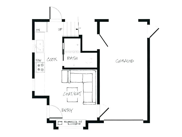 736x552 Small House With Garage Plans Amazing Design Small House Big