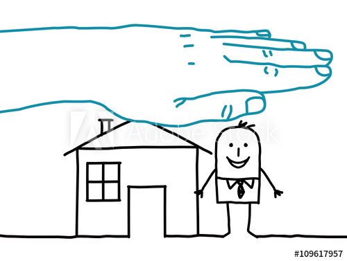 500x377 Big Hand And Cartoon Characters