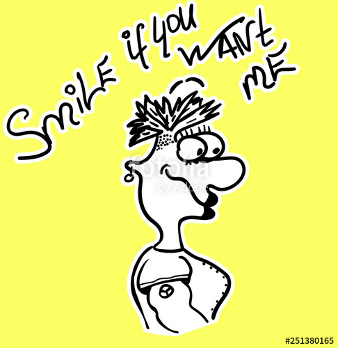 486x500 Card Cartoon Girl With Lettering