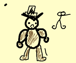 300x250 Bigfoot Wearing A Hat