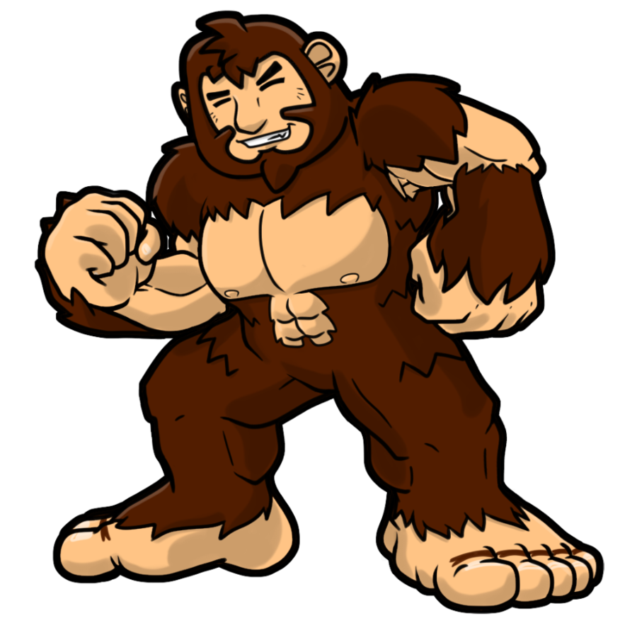 900x880 Collection Of Free Bigfoot Drawing Download On Ui Ex