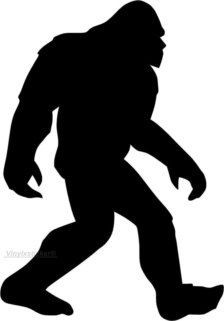 224x321 image result for bigfoot silhouette drawing bigfoot birthday