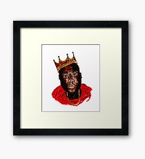 210x230 Biggie Smalls Crown Drawing Framed Prints Redbubble