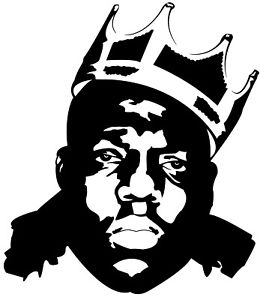 260x300 biggie vinyl decal sticker notorious big smalls rap gangsta puffy