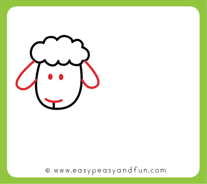 703x627 Huge Collection Of 'easy Sheep Drawing' Download More Than